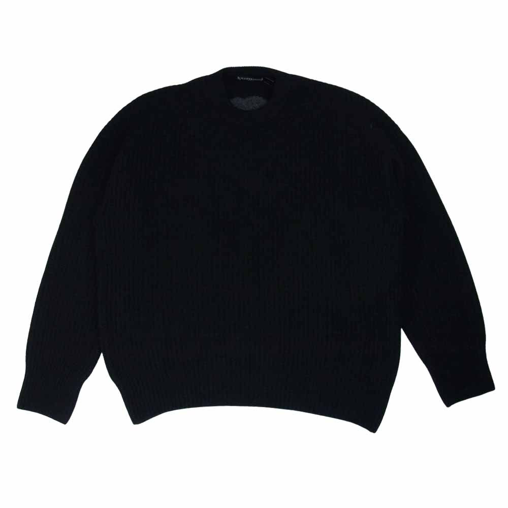 mastermind JAPAN マスターマインドジャパン MW20S05-KN005-105 カシミヤ100％ バックスカル オーバーサイズ ニット ブラック系 S【中古】