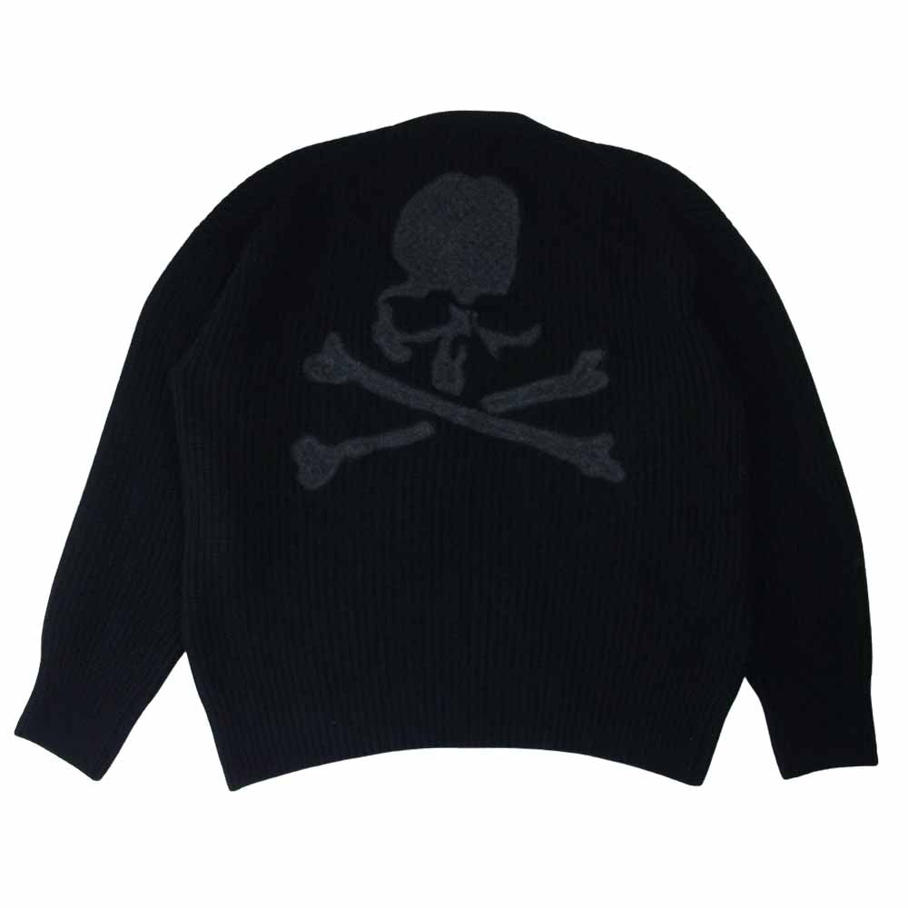 mastermind JAPAN マスターマインドジャパン MW20S05-KN005-105 カシミヤ100％ バックスカル オーバーサイズ ニット ブラック系 S【中古】