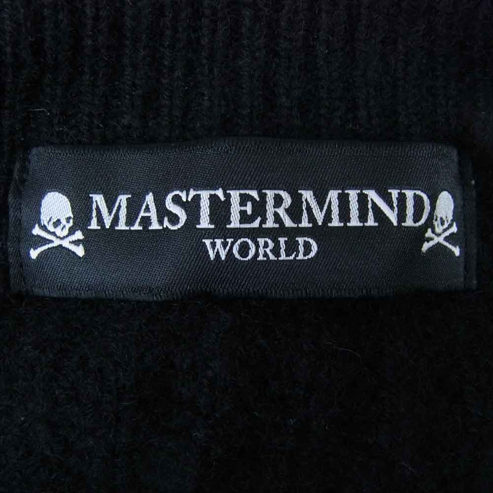 mastermind JAPAN マスターマインドジャパン MW20S05-KN005-105 カシミヤ100％ バックスカル オーバーサイズ ニット ブラック系 S【中古】