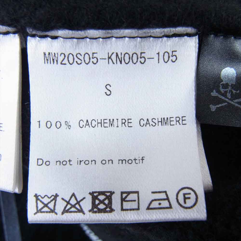mastermind JAPAN マスターマインドジャパン MW20S05-KN005-105 カシミヤ100％ バックスカル オーバーサイズ ニット ブラック系 S【中古】