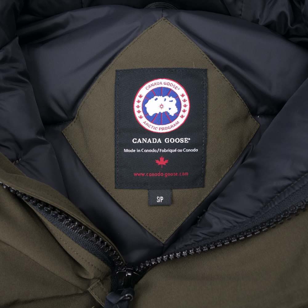 CANADA GOOSE カナダグース 3438JM R グリフィンタグ 正規品 JASPER PARKA ジャスパー パーカ ダウン コート ジャケット カーキ系 S/P【中古】
