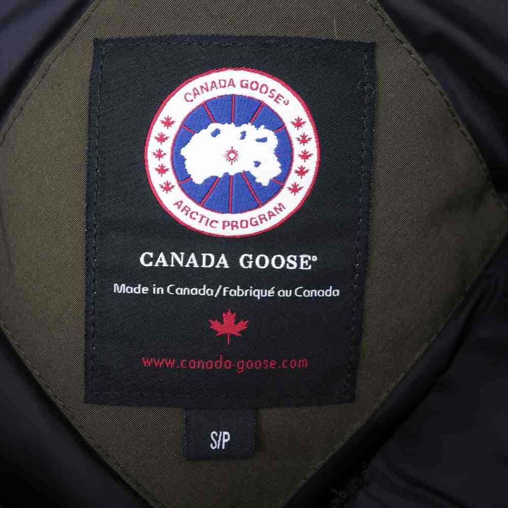 CANADA GOOSE カナダグース 3438JM R グリフィンタグ 正規品 JASPER PARKA ジャスパー パーカ ダウン コート ジャケット カーキ系 S/P【中古】
