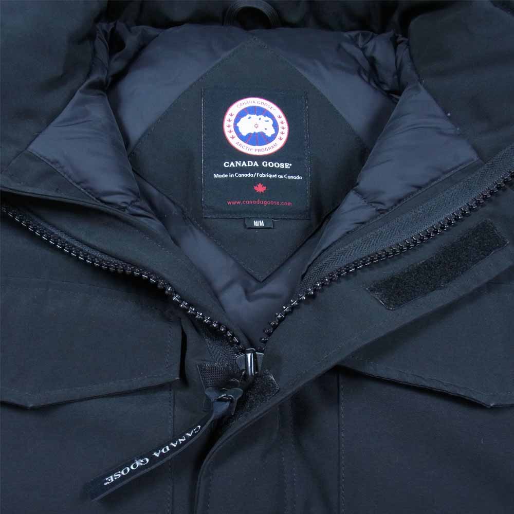 CANADA GOOSE カナダグース 4078JM R グリフィンタグ KAMLOOPS カムループス ダウン ジャケット ブラック系 M【中古】