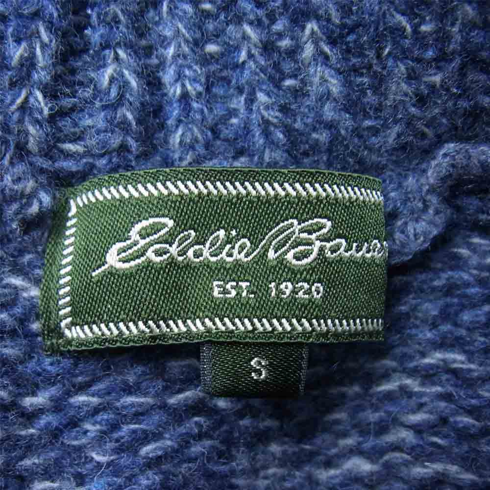 Eddie Bauer エディー・バウアー プルオーバー セーター ニット ブルー系 S【中古】