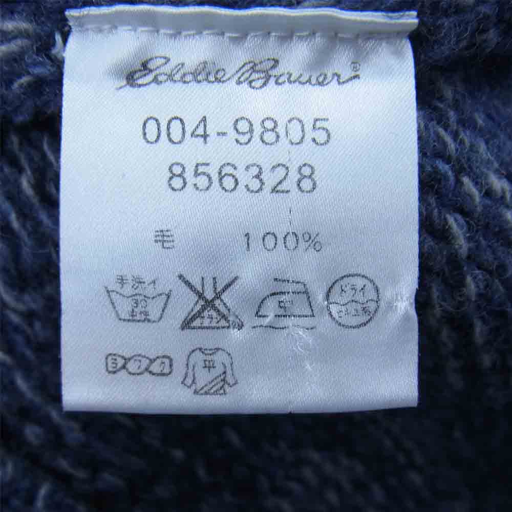 Eddie Bauer エディー・バウアー プルオーバー セーター ニット ブルー系 S【中古】