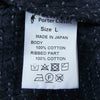 PORTER CLASSIC ポータークラシック PC SASHIKO LIGHT CREWNECK SWEAT 刺し子 ライト クルーネック スウェット グレー系 L【中古】