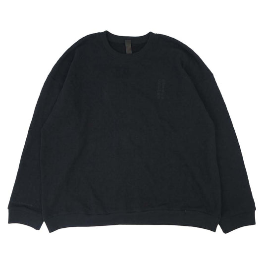 CHROME HEARTS クロムハーツ（原本無） YNTU LS SLCHY CHプラス ジャガード クルーネック スウェット ブラック系 XL【中古】