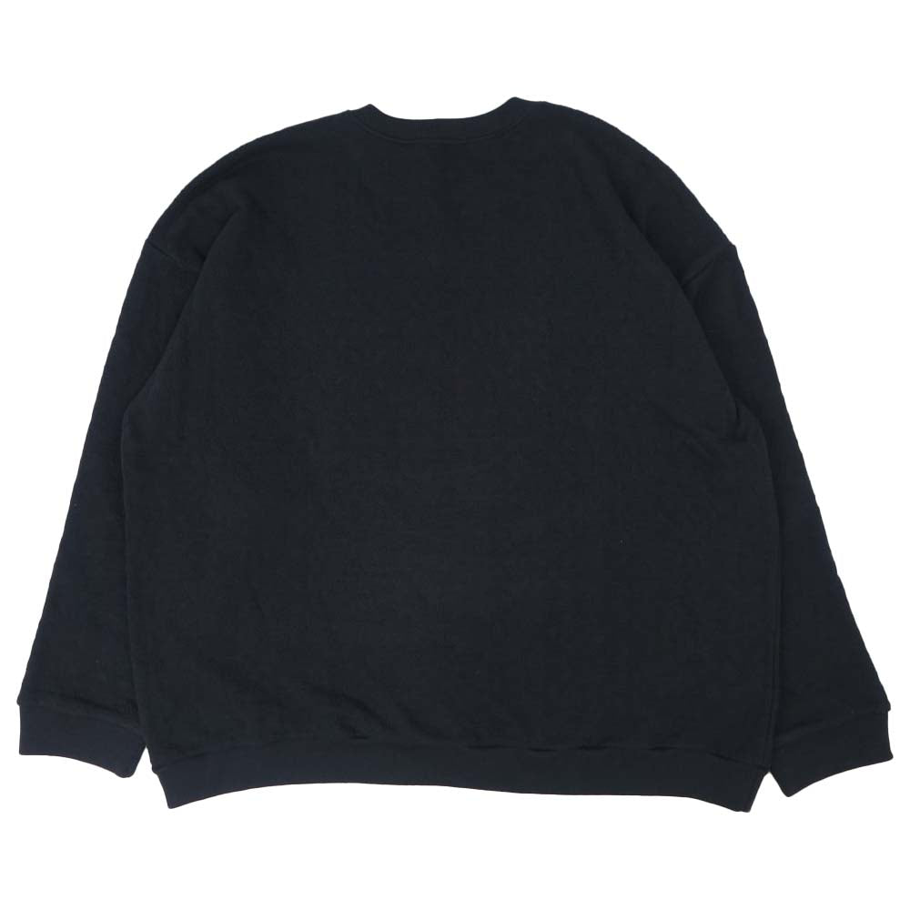 CHROME HEARTS クロムハーツ（原本無） YNTU LS SLCHY CHプラス ジャガード クルーネック スウェット ブラック系 XL【中古】