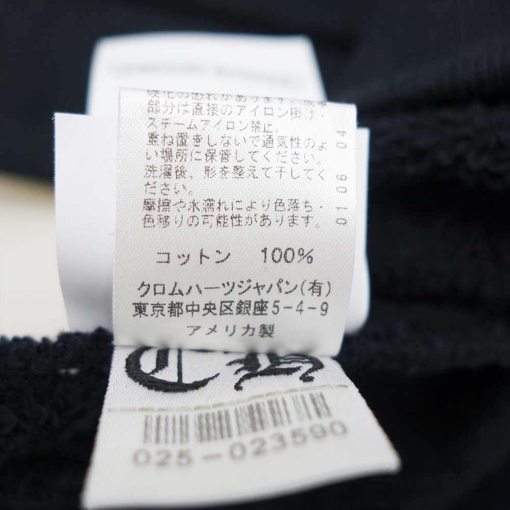 CHROME HEARTS クロムハーツ（原本無） YNTU LS SLCHY CHプラス ジャガード クルーネック スウェット ブラック系 XL【中古】