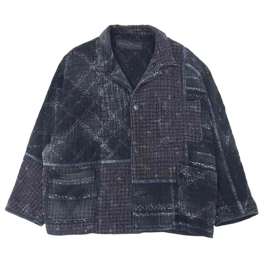 PORTER CLASSIC ポータークラシック PC KOGIN JACKET こぎん ジャケット ブラック系 3【美品】【中古】
