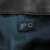 PORTER CLASSIC ポータークラシック PC-017-1715-10-3 PC LEATHER SHIRT JACKET SILVER BUTTONS レザー シャツ ジャケット ブラック系 3【極上美品】【中古】
