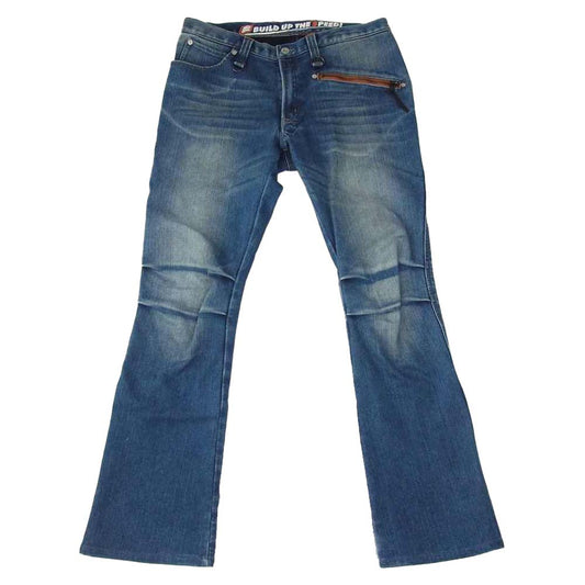 ヒョウドウ プロダクツ デニム ライディング パンツ インディゴブルー系 33【中古】