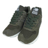 NEW BALANCE ニューバランス M1400MI 米国製 M1400 スウェード スニーカー モスグリーン系 26.5【極上美品】【中古】