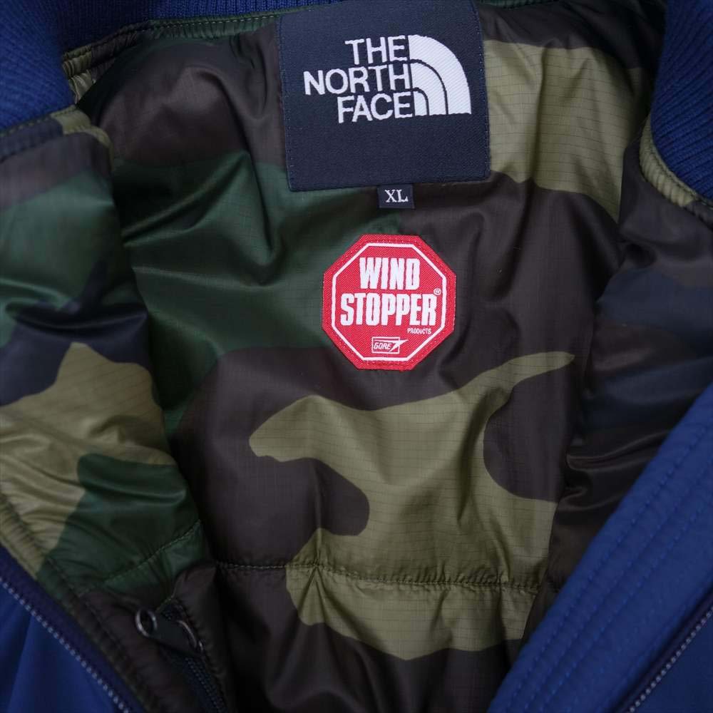THE NORTH FACE ノースフェイス NY81510 MA-1 WIND STOPPER Q THREE JACKET ウインド ストッパー キュー スリー ジャケット ネイビー系 XL【新古品】【未使用】【中古】