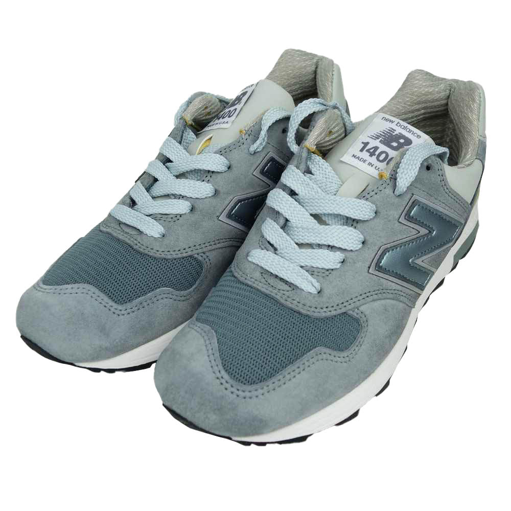 NEW BALANCE ニューバランス 21AW M1400SB 米国製 M1400 STEEL BLUE スティール ブルー スニーカー グレー系 26.5【美品】【中古】