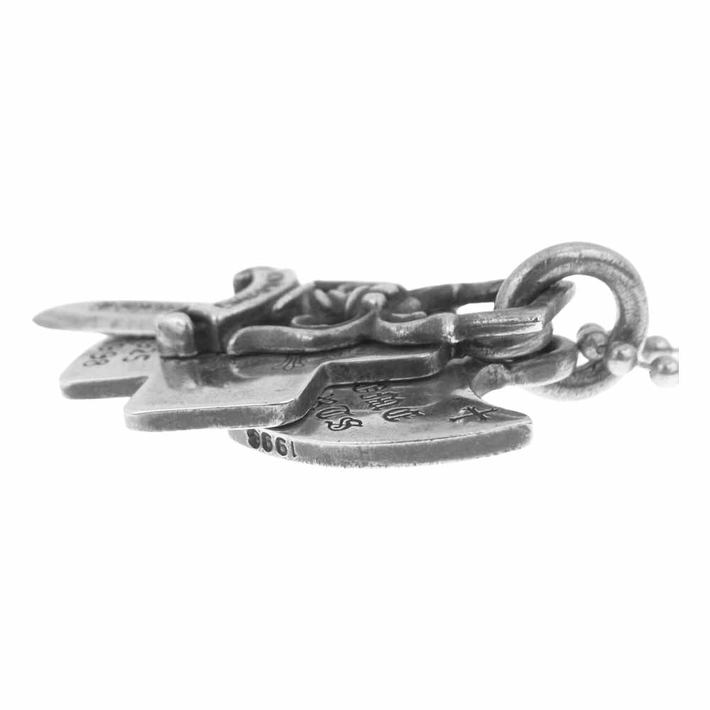 CHROME HEARTS クロムハーツ（原本無） 3 TRINKETS 3トリンケッツ ペンダント ネックレス【中古】
