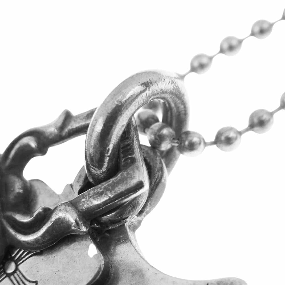 CHROME HEARTS クロムハーツ（原本無） 3 TRINKETS 3トリンケッツ ペンダント ネックレス【中古】