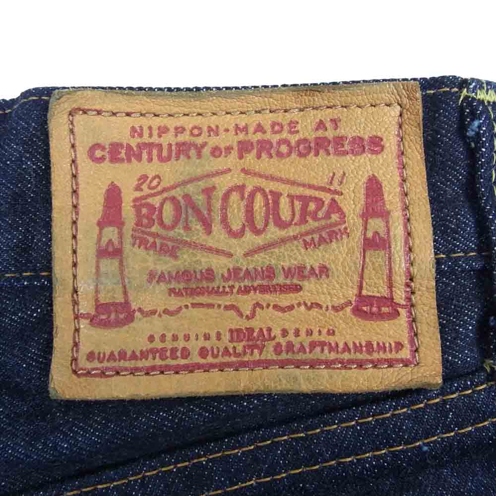 BONCOURA ボンクラ type 66 日本製 ジーンズ インディゴ セルビッチ デニム パンツ インディゴブルー系 28【中古】