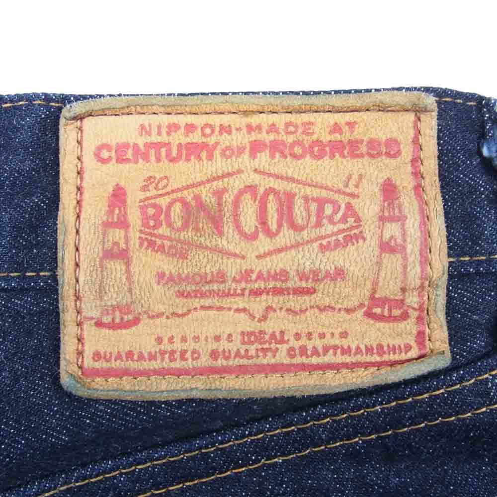 BONCOURA ボンクラ type 66 日本製 ジーンズ インディゴ セルビッチ デニム パンツ インディゴブルー系 31【中古】