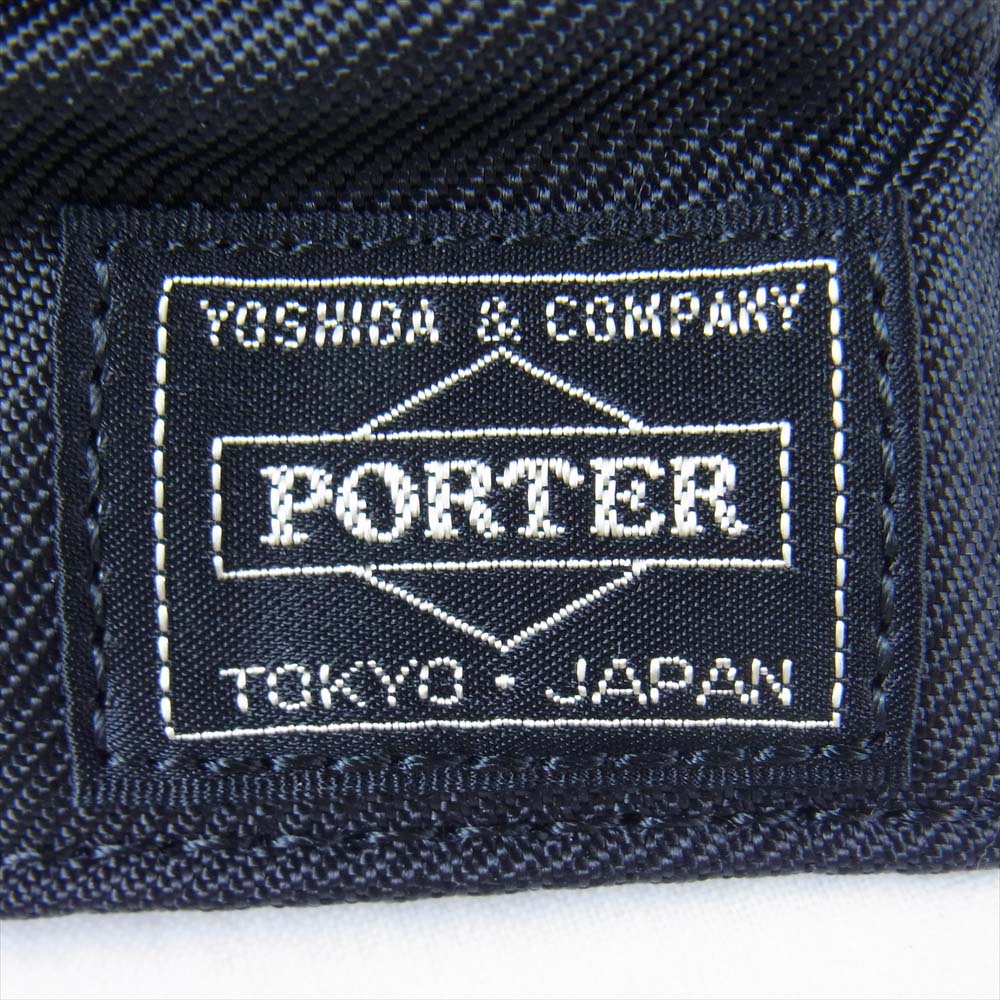 PORTER ポーター 808-06865 ラウンドウォレット ミニ 財布 日本製 ブラック系【新古品】【未使用】【中古】