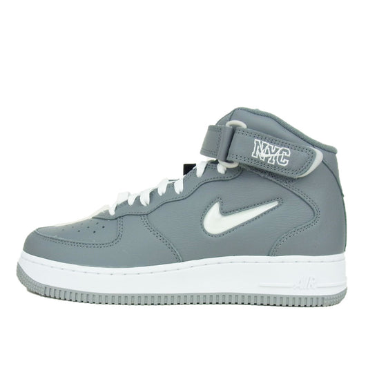 NIKE ナイキ DH5622-001 国内正規品 AIR FORCE 1 MID QS NYC COOL GREY エア フォース ワン ミッド スニーカー グレー系 26【新古品】【未使用】【中古】
