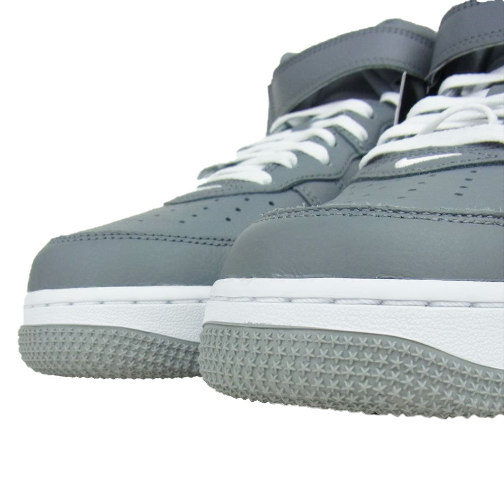 NIKE ナイキ DH5622-001 国内正規品 AIR FORCE 1 MID QS NYC COOL GREY エア フォース ワン ミッド スニーカー グレー系 26【新古品】【未使用】【中古】
