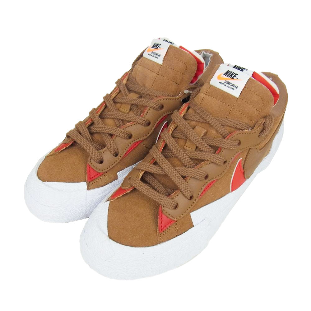 NIKE ナイキ DD1877-200 国内正規品 SACAI BLAZER LOW BRITISH TAN サカイ ブレーザー ロー ブリティッシュ タン スニーカー ブラウン系 26【新古品】【未使用】【中古】