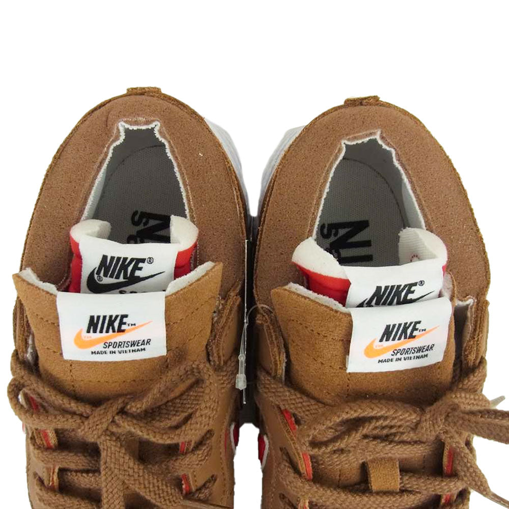 NIKE ナイキ DD1877-200 国内正規品 SACAI BLAZER LOW BRITISH TAN サカイ ブレーザー ロー ブリティッシュ タン スニーカー ブラウン系 26【新古品】【未使用】【中古】