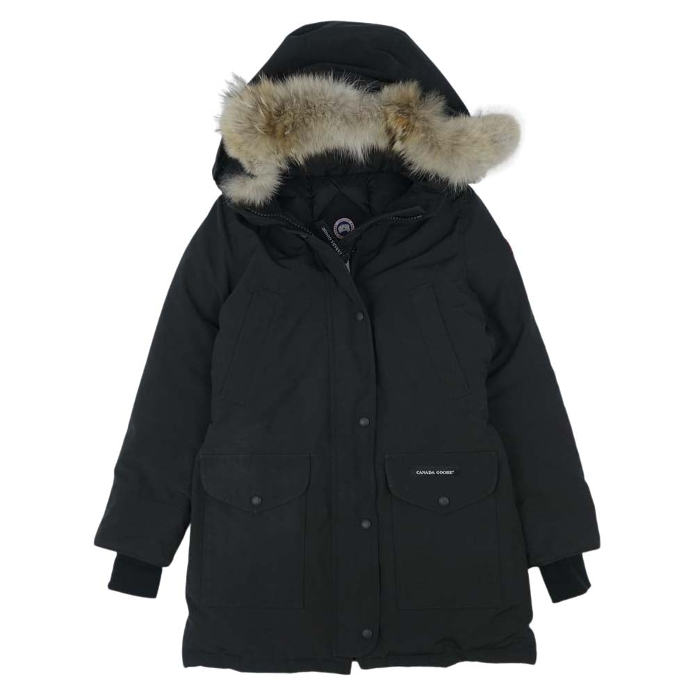 CANADA GOOSE カナダグース 6550LA TRILLIUM PARKA  トリリウム パーカ ダウン コート ブラック系 S【中古】