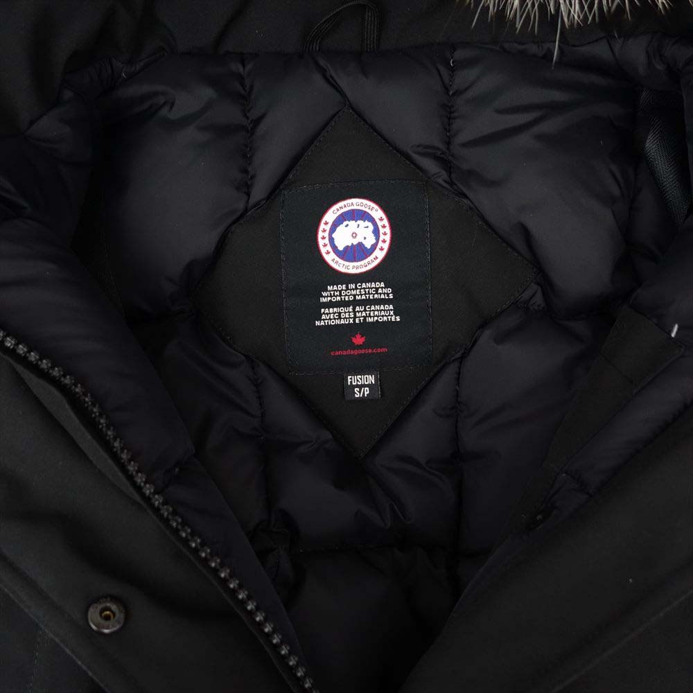 CANADA GOOSE カナダグース 6550LA TRILLIUM PARKA  トリリウム パーカ ダウン コート ブラック系 S【中古】