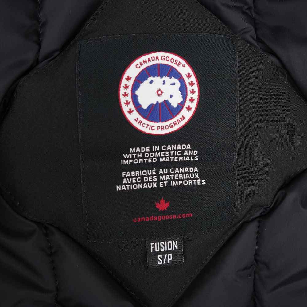 CANADA GOOSE カナダグース 6550LA TRILLIUM PARKA  トリリウム パーカ ダウン コート ブラック系 S【中古】