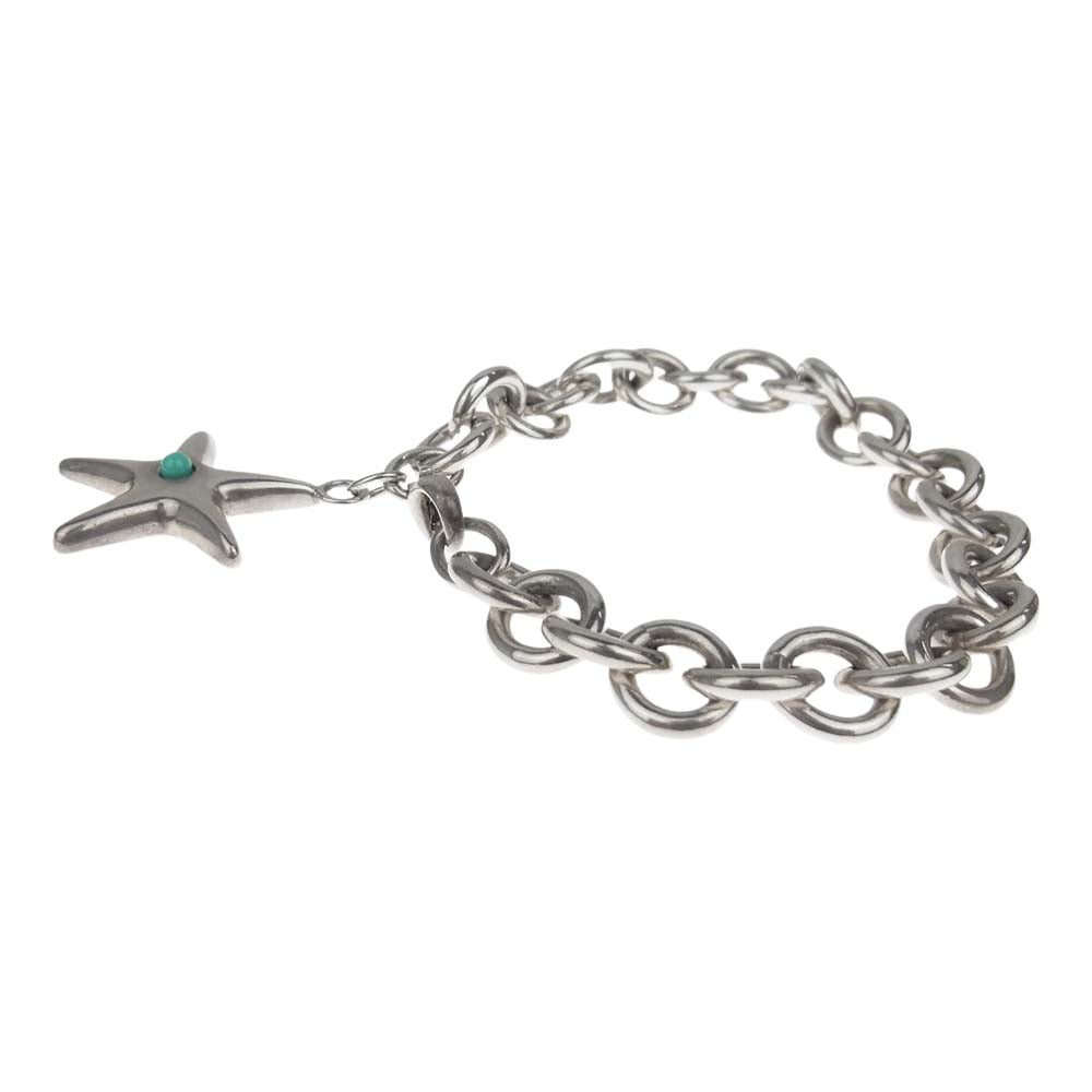 TIFFANY&Co. ティファニー ターコイズ スターフィッシュ ブレスレット シルバー系【中古】