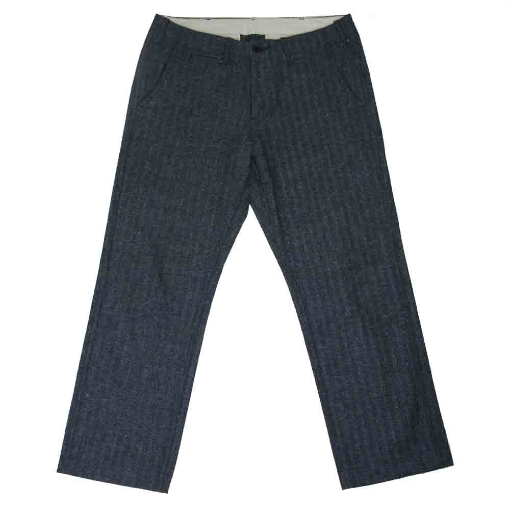 401Z ジャズネップ ヘリンボーン トラウザーズ パンツ ブラック系 31【中古】