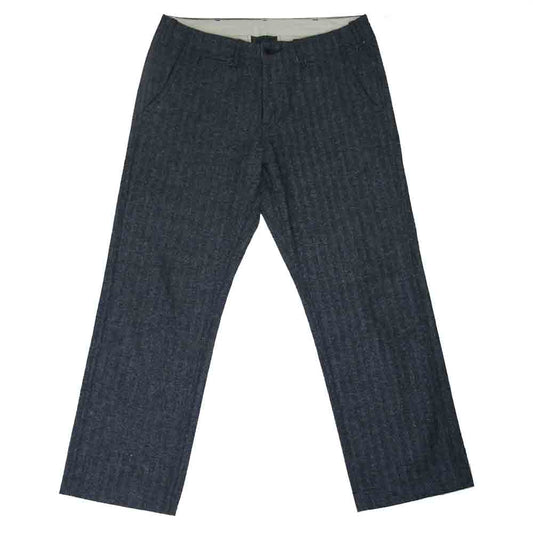 401Z ジャズネップ ヘリンボーン トラウザーズ パンツ ブラック系 31【中古】