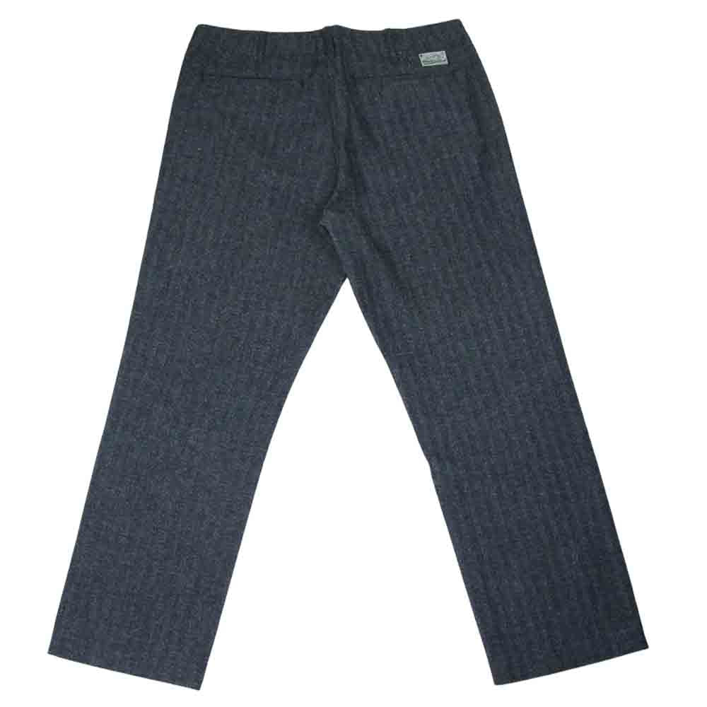 401Z ジャズネップ ヘリンボーン トラウザーズ パンツ ブラック系 31【中古】