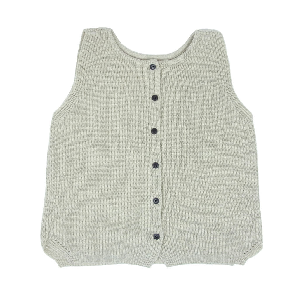 マオ メイド ニット ベスト ベージュ系 FREE【中古】