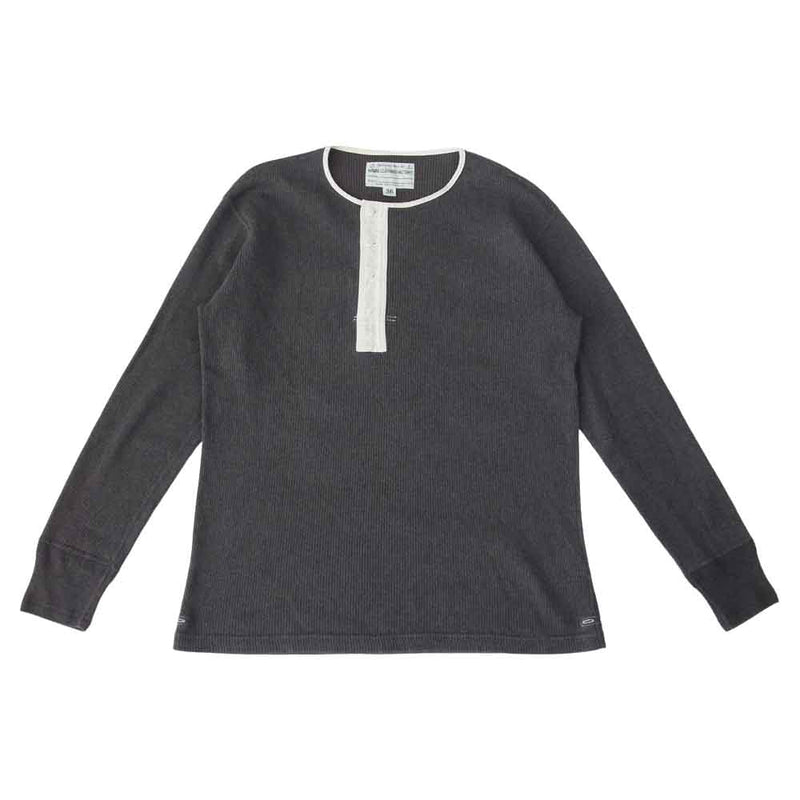 The REAL McCOY'S ザリアルマッコイズ NAVALCLOTHING FACTORY ヘンリー L/S Tシャツ カットソー グレー系 36【中古】