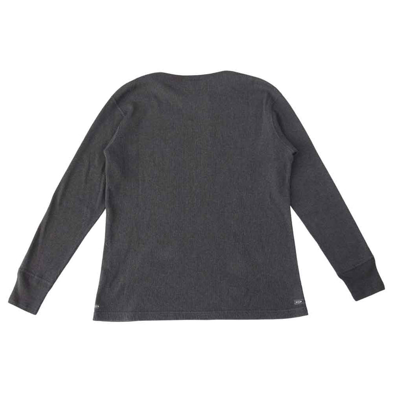 The REAL McCOY'S ザリアルマッコイズ NAVALCLOTHING FACTORY ヘンリー L/S Tシャツ カットソー グレー系 36【中古】