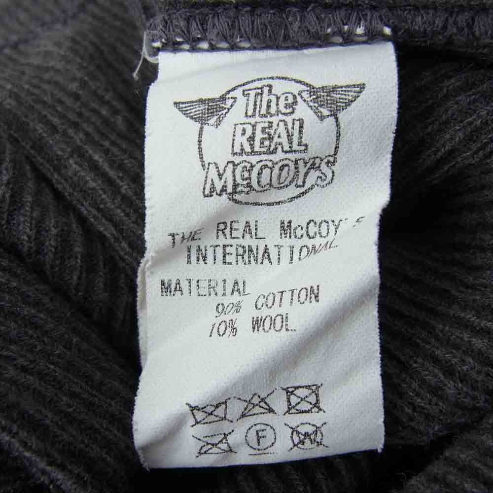 The REAL McCOY'S ザリアルマッコイズ NAVALCLOTHING FACTORY ヘンリー L/S Tシャツ カットソー グレー系 36【中古】