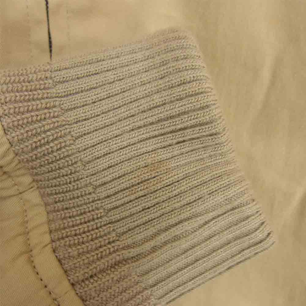 A.P.C. アーペーセー フェイクレザー 襟切替 ブルゾン ジャケット ベージュ XS【中古】