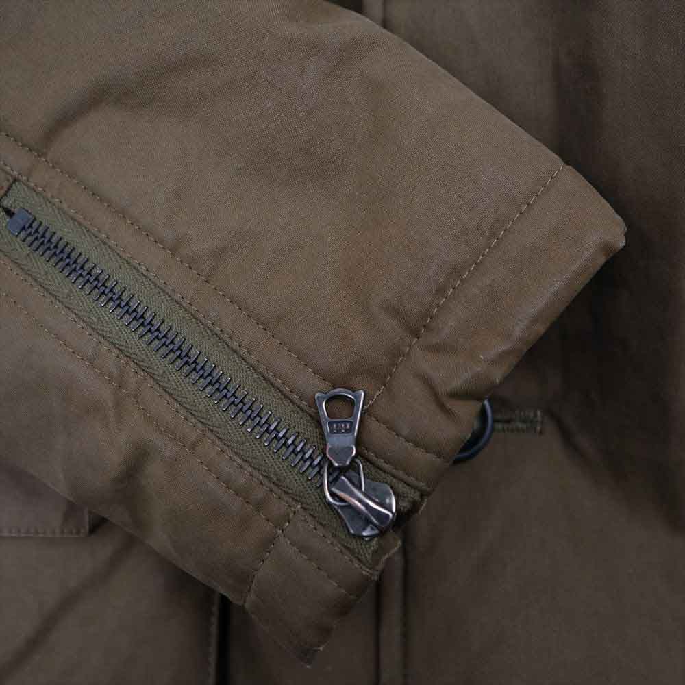A.P.C. アーペーセー オイルドコットン 中綿 ジャケット  カーキ系 XS【中古】
