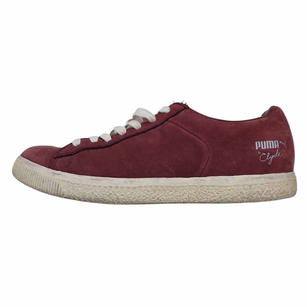 PUMA プーマ 354265-01 Clyde × Undefeated Luxe クライド × アンディーフィーテッド ラックス スニーカー エンジ系 27cm【中古】