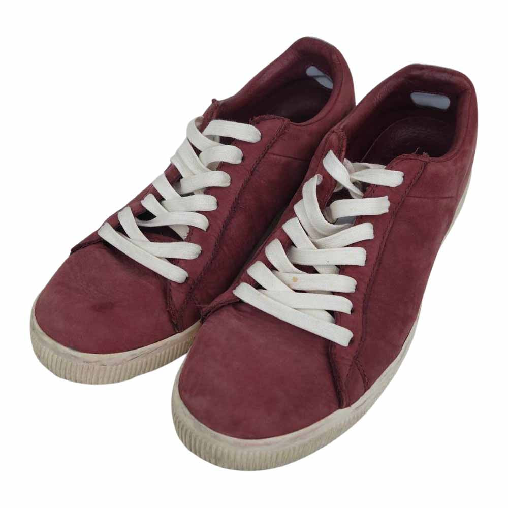PUMA プーマ 354265-01 Clyde × Undefeated Luxe クライド × アンディーフィーテッド ラックス スニーカー エンジ系 27cm【中古】
