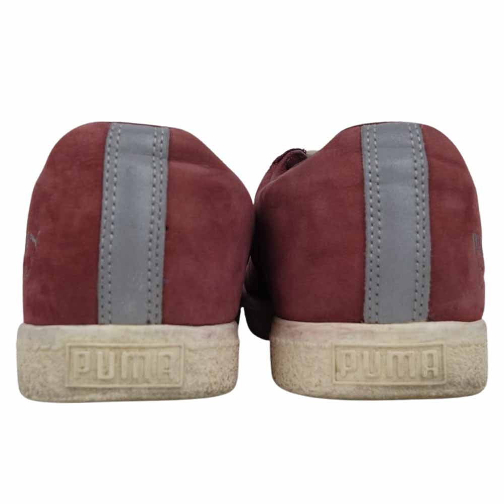 PUMA プーマ 354265-01 Clyde × Undefeated Luxe クライド × アンディーフィーテッド ラックス スニーカー エンジ系 27cm【中古】