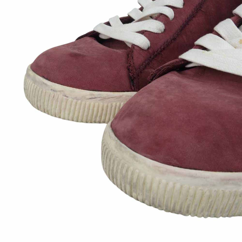 PUMA プーマ 354265-01 Clyde × Undefeated Luxe クライド × アンディーフィーテッド ラックス スニーカー エンジ系 27cm【中古】