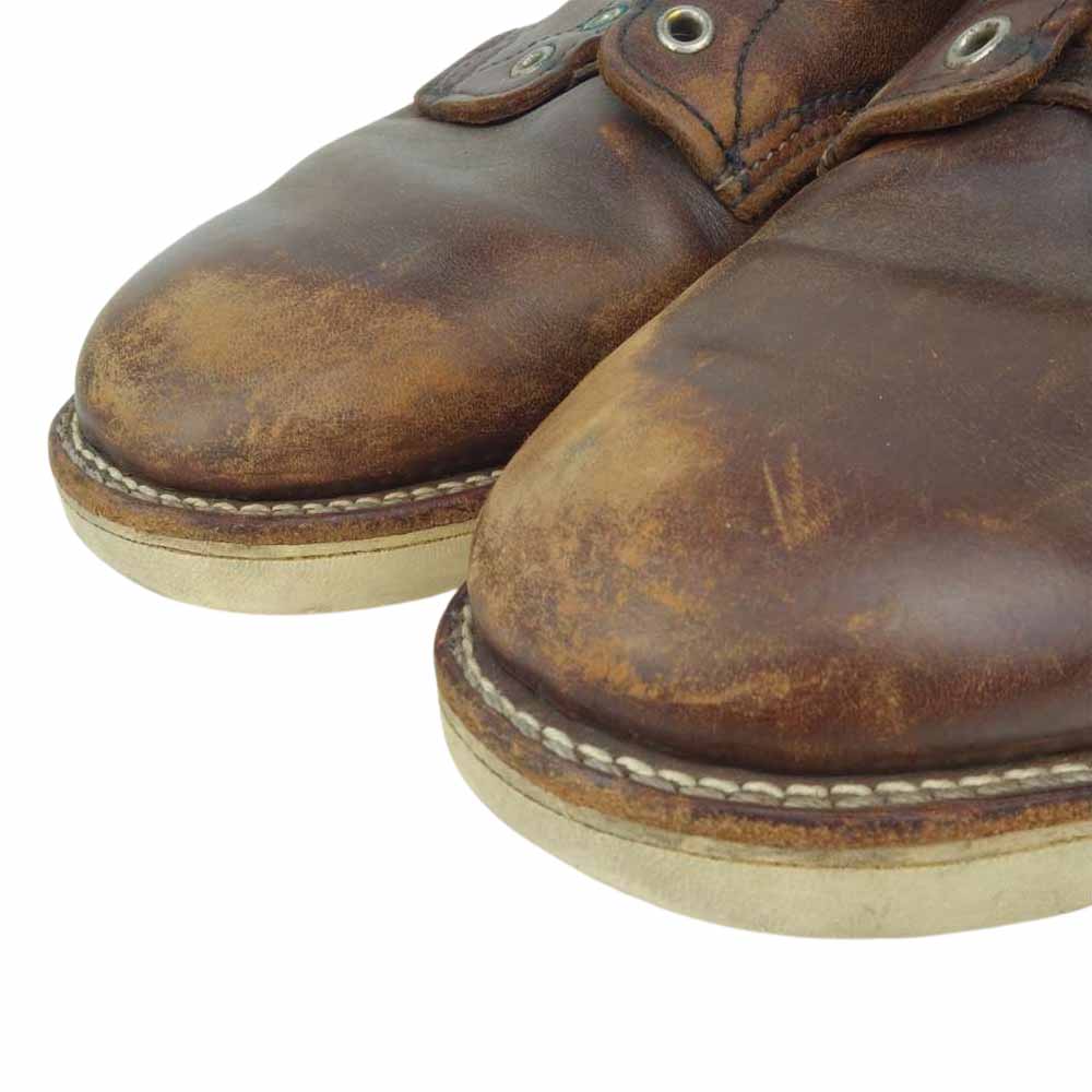 RED WING レッドウィング 8158 100周年モデル ホーウィンクロムエクセル アイリッシュセーター プレーン トゥ ブーツ ダークブラウン系 8.5D【中古】