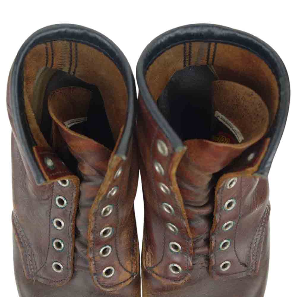 RED WING レッドウィング 8158 100周年モデル ホーウィンクロムエクセル アイリッシュセーター プレーン トゥ ブーツ ダークブラウン系 8.5D【中古】