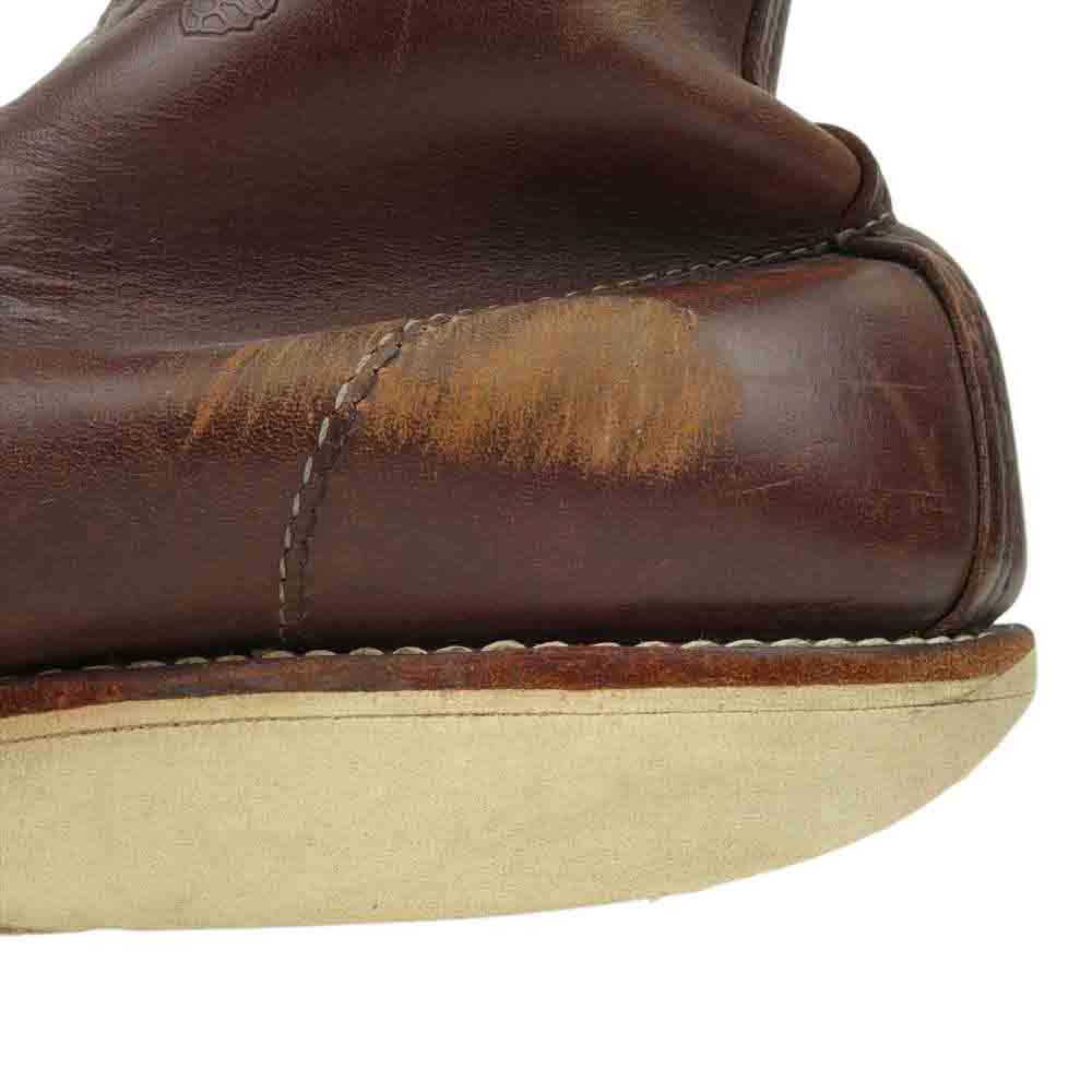 RED WING レッドウィング 8158 100周年モデル ホーウィンクロムエクセル アイリッシュセーター プレーン トゥ ブーツ ダークブラウン系 8.5D【中古】