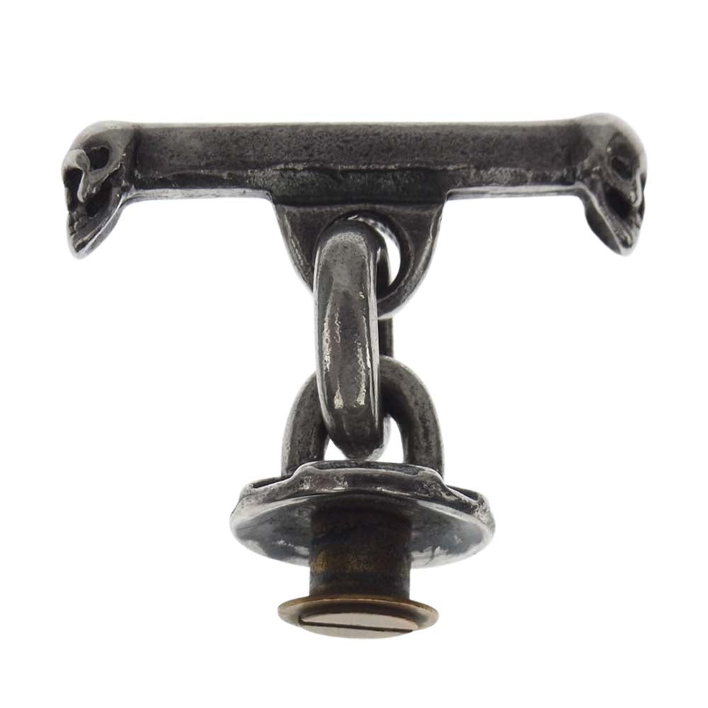 GABOR ガボール Skull T-bar スカル Tバー シルバー系【中古】
