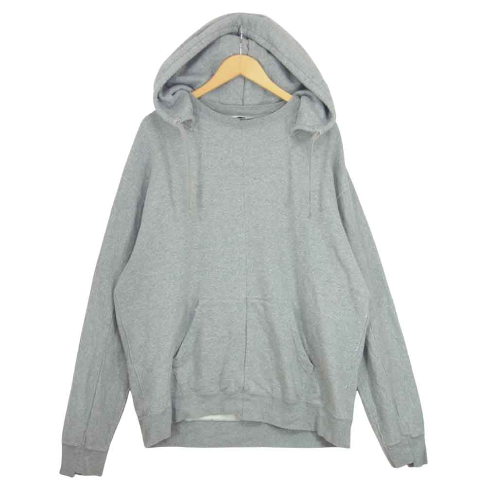 UNUSED アンユーズド 16SS US1077 再構築 後付け ビッグ スウェット パーカー グレー系 2【中古】